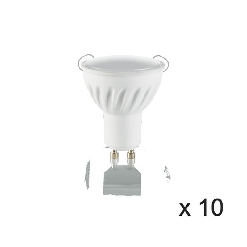 Ampoule (x10) 7W GU10 Blanc D5 117652 IDEAL LUX 117652