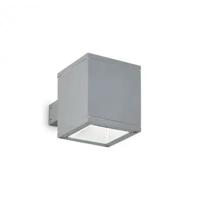 Applique murale extérieure SNIF Carré Gris 1x40W IDEAL LUX 118666