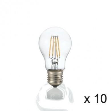 Ampoule (x10) 8W E27 Transparent D6 119571 IDEAL LUX 119571