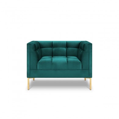 Fauteuil velours Karoo Turquoise BOUTICA DESIGN MIC_ARM_51_F1_KAROO5