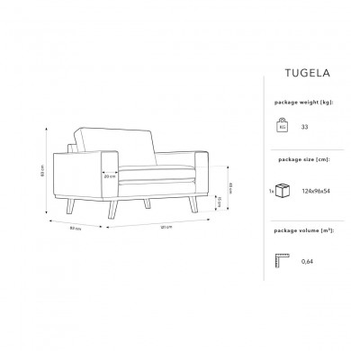 Fauteuil velours Tugela Gris BOUTICA DESIGN MIC_ARM_44_F1_TUGELA7