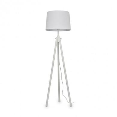 Lampadaire Trépied YORK Blanc 1x60W IDEAL LUX 121406