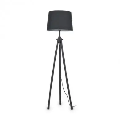 Lampadaire Tripod YORK Noir 1x60W IDL_121437 121437 Lampadaire Tripod YORK Noir 1x60W IDEAL LUX 121437
