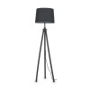 Lampadaire Tripod YORK Noir 1x60W IDEAL LUX 121437