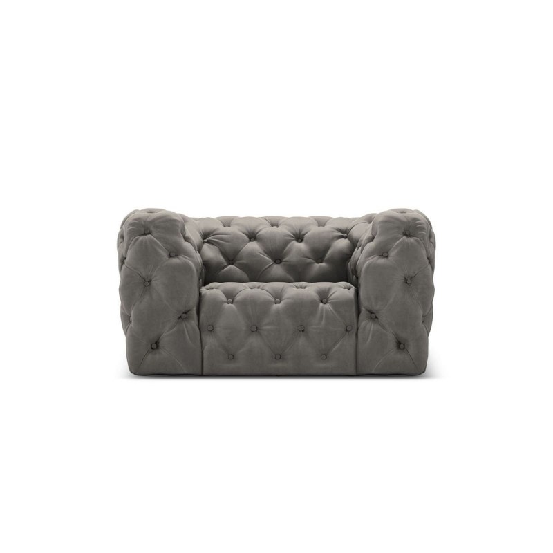 Fauteuil velours Iggy Gris Clair BOUTICA DESIGN MIC_ARM_51_F1_IGGY4