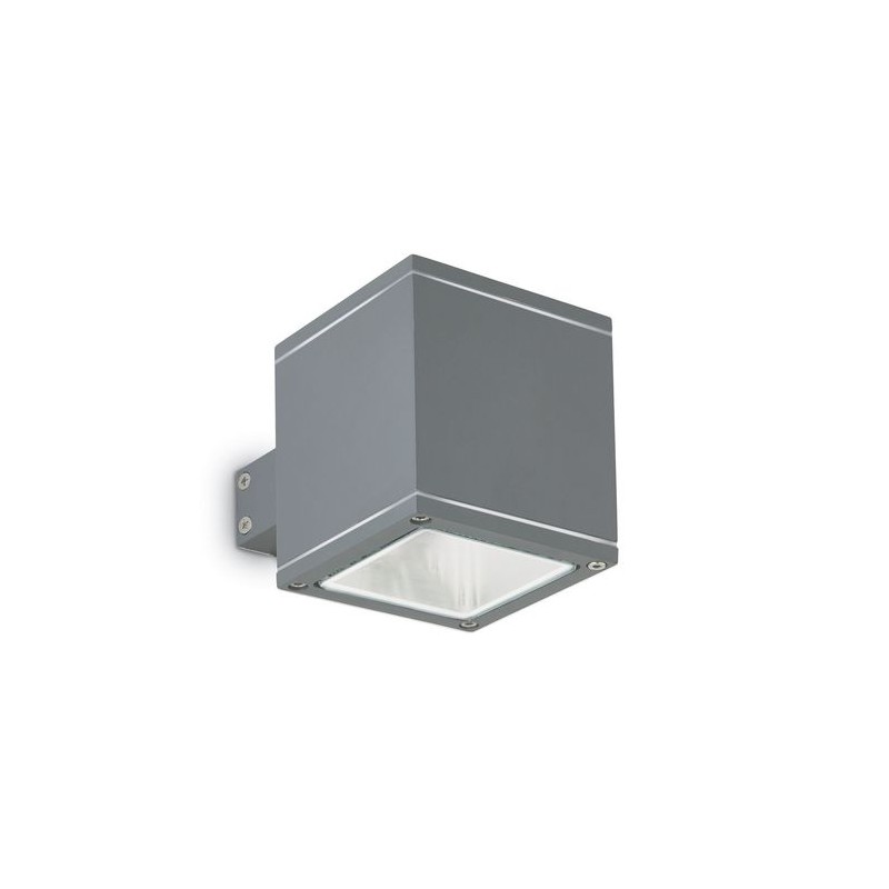 Applique murale extérieure SNIF Carré Anthracite 1x40W IDEAL LUX 121963