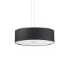 Suspension WOODY Noir 4x60W IDEAL LUX 122243