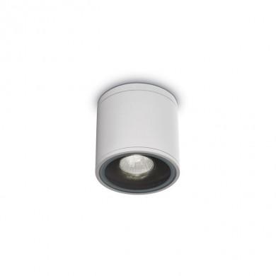 Plafonnier extérieur GUN Blanc 1x28W IDEAL LUX 122663