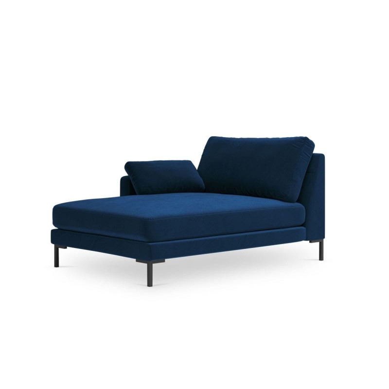 Canapé Méridienne gauche velours Jade Bleu Roi Pieds Métal Noir BOUTICA DESIGN MIC_CHL_51_F1_JADE4