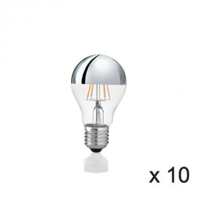 Ampoule (x10) 8W E27 Chromé D6 IDEAL LUX 123882