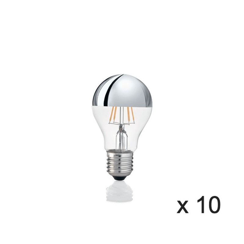 Ampoule (x10) 8W E27 Chromé D6 IDEAL LUX 123882
