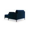 Canapé Méridienne droite velours Jade Bleu Roi Pieds Métal Noir BOUTICA DESIGN MIC_CHR_51_F1_JADE4