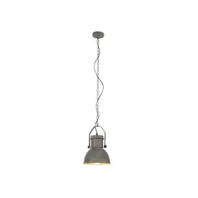 Suspension SALFORD 1x60W E27 GRIS CIMENT BRI_93590_70 93590/70 Suspension SALFORD 1x60W E27 GRIS CIMENT BRILLIANT 93590/70