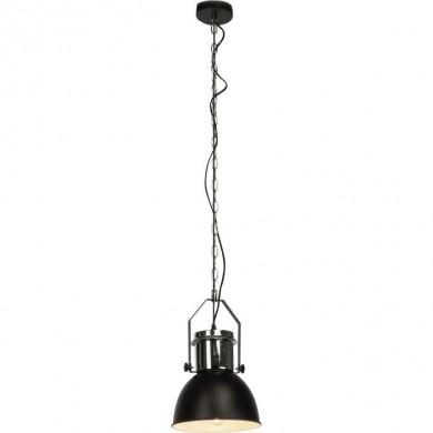 Suspension SALFORD 1x60W E27 Noir-chrome BRILLIANT 93590/76