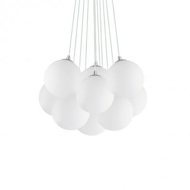 Suspension Boule MAPA Blanc 11x40W IDEAL LUX 131924