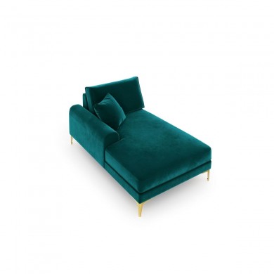 Canapé Méridienne gauche velours Larnite Turquoise Pieds Métal Doré BOUTICA DESIGN MIC_CHL_51_B1_LARNITE6