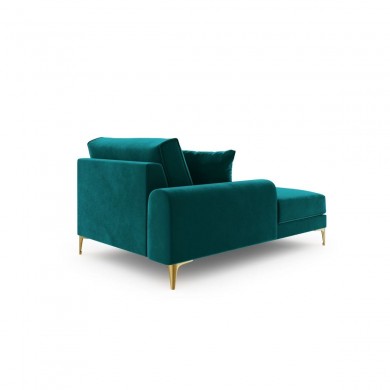 Canapé Méridienne gauche velours Larnite Turquoise Pieds Métal Doré BOUTICA DESIGN MIC_CHL_51_B1_LARNITE6