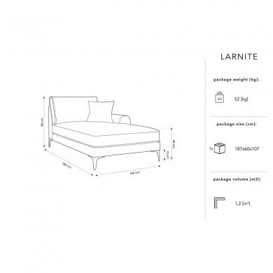 Canapé Méridienne droite velours Larnite Vert Pieds Métal Doré BOUTICA DESIGN MIC_CHR_51_B1_LARNITE4