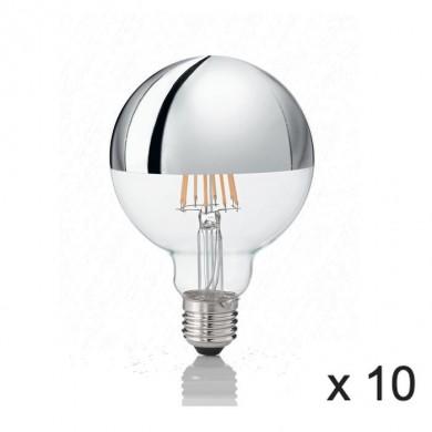 Ampoule (x10) 8W E27 Chromé D9,5 IDEAL LUX 135526