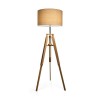 Lampadaire Trépied Bois Scandinave KLIMT 1x60W IDEAL LUX 137827