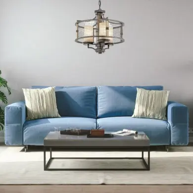Lustre Ahrendale 3x100W Argent foncé ELSTEAD LIGHTING klahrendale3
