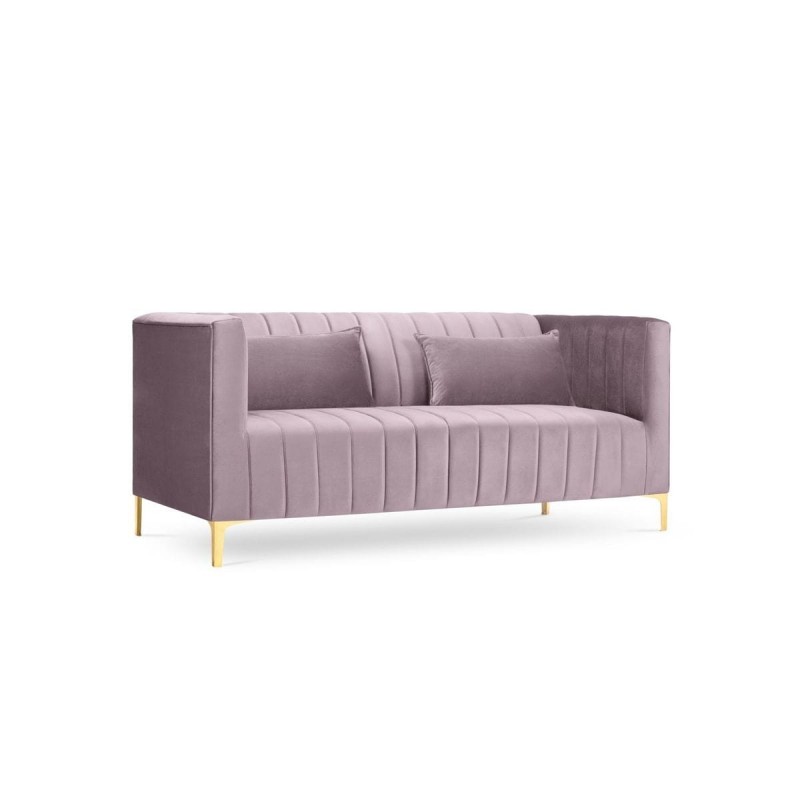 Canapé velours Annite Lavande Pieds Métal Doré 2 Places BOUTICA DESIGN MIC_2S_B1_2_ANNITE4