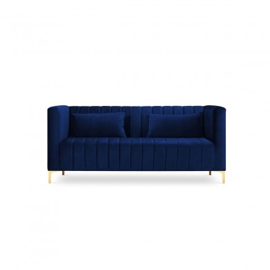 Canapé velours Annite Bleu Roi Pieds Métal Doré 2 Places BOUTICA DESIGN MIC_2S_B1_2_ANNITE6