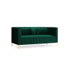 Canapé velours Annite Vert Bouteille Pieds Métal Doré 2 Places BOUTICA DESIGN MIC_2S_B1_2_ANNITE7