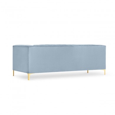 Canapé velours Annite Bleu Clair Pieds Métal Doré 3 Places BOUTICA DESIGN MIC_3S_B1_2_ANNITE5