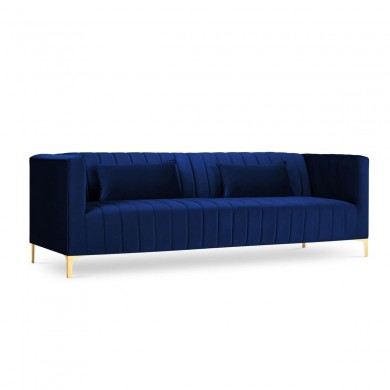 Canapé velours Annite Bleu Roi Pieds Métal Doré 3 Places BOUTICA DESIGN MIC_3S_B1_2_ANNITE6