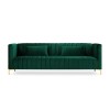 Canapé velours Annite Vert Bouteille Pieds Métal Doré 3 Places BOUTICA DESIGN MIC_3S_B1_2_ANNITE7