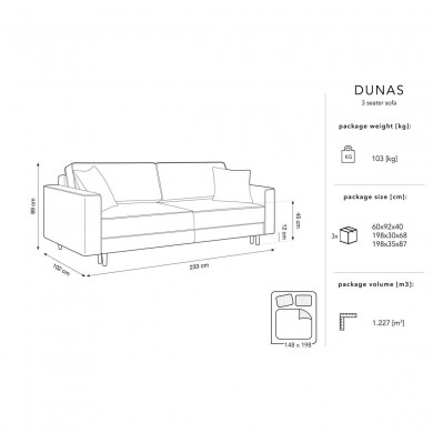 Canapé convertible avec coffre Dunas Rouge Pieds Métal Doré BOUTICA DESIGN MIC_3SF_86_A1_DUNAS4