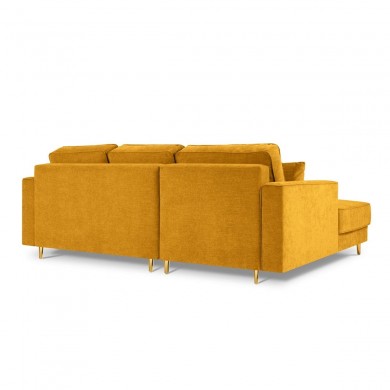 Canapé d'angle gauche convertible avec coffre Dunas Jaune Pieds Métal Doré BOUTICA DESIGN MIC_LCF_86_A1_DUNAS3