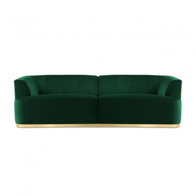 Canapé velours Goct Vert Bouteille BOUTICA DESIGN MIC_3S_44_F1_GOCT3