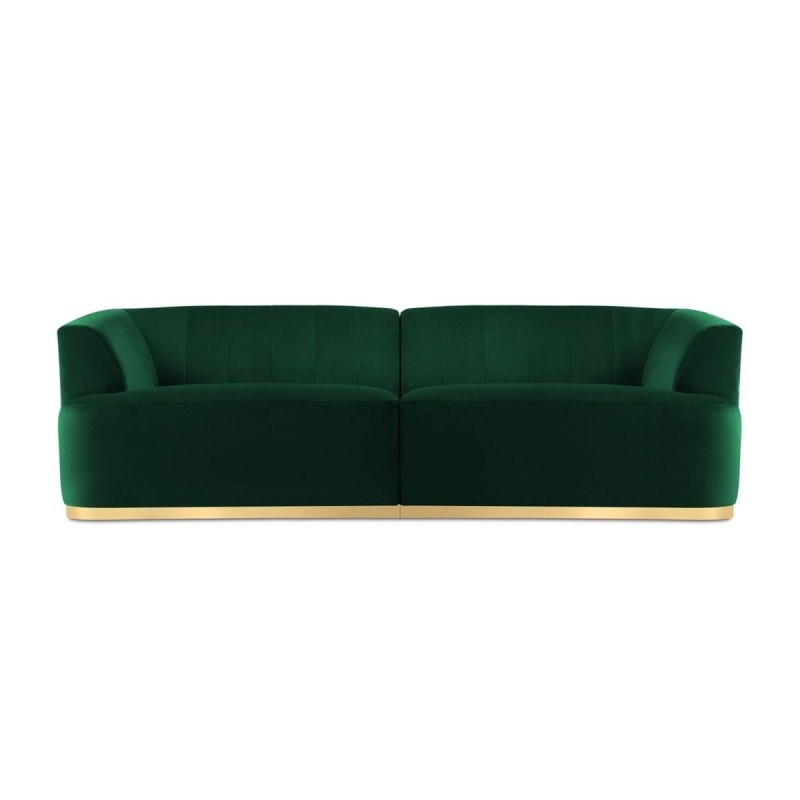 Canapé velours Goct Vert Bouteille BOUTICA DESIGN MIC_3S_44_F1_GOCT3