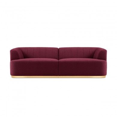 Canapé bouclette Goct Bordeaux BOUTICA DESIGN MIC_3S_101_F1_GOCT3