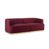 Canapé bouclette Goct Bordeaux BOUTICA DESIGN MIC_3S_101_F1_GOCT3