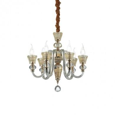 Lustre STRAUSS 6x40W IDEAL LUX 140605