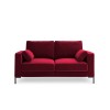 Canapé velours Jade Rouge 2 Places BOUTICA DESIGN MIC_2S_51_F1_JADE1