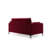 Canapé velours Jade Rouge 2 Places BOUTICA DESIGN MIC_2S_51_F1_JADE1