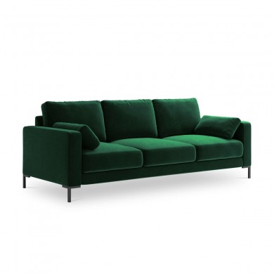 Canapé velours Jade Vert Bouteille 3 Places BOUTICA DESIGN MIC_3S_51_F1_JADE3