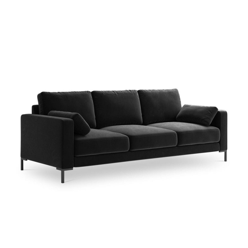 Canapé velours Jade Noir 3 Places BOUTICA DESIGN MIC_3S_51_F1_JADE7