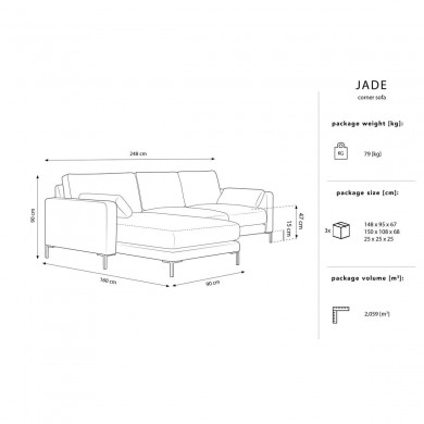 Canapé d'angle gauche Jade Bleu Roi BOUTICA DESIGN MIC_LC_51_F1_JADE4