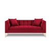 Canapé velours Karoo Rouge 2 Places BOUTICA DESIGN MIC_2S_51_F1_KAROO2