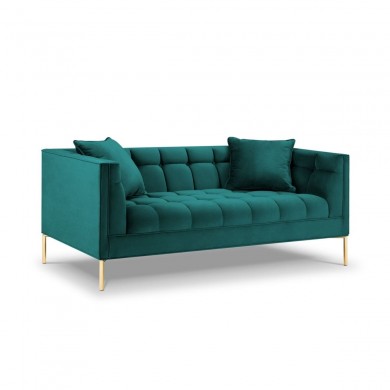 Canapé velours Karoo Turquoise 2 Places BOUTICA DESIGN MIC_2S_51_F1_KAROO5