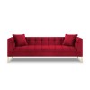 Canapé velours Karoo Rouge 3 Places BOUTICA DESIGN MIC_3S_51_F1_KAROO2