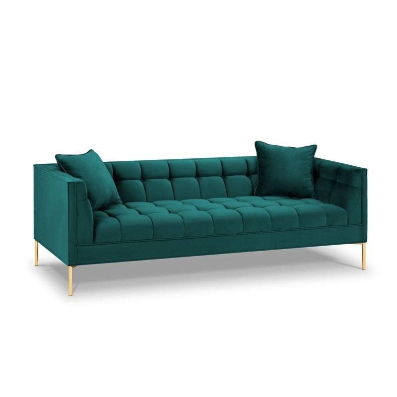 Canapé velours Karoo Turquoise 3 Places BOUTICA DESIGN MIC_3S_51_F1_KAROO5