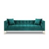 Canapé velours Karoo Turquoise 3 Places BOUTICA DESIGN MIC_3S_51_F1_KAROO5