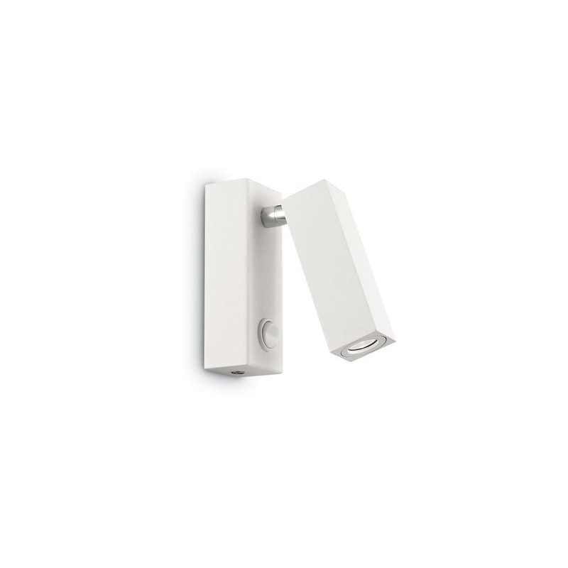 Applique murale PAGE Carré Blanc 1x3W IDEAL LUX 142258