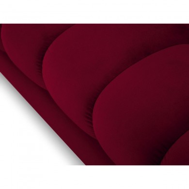 Canapé velours Mamaia Rouge Pieds Métal Doré 4 Places BOUTICA DESIGN MIC_4S_51_E1_MAMAIA103